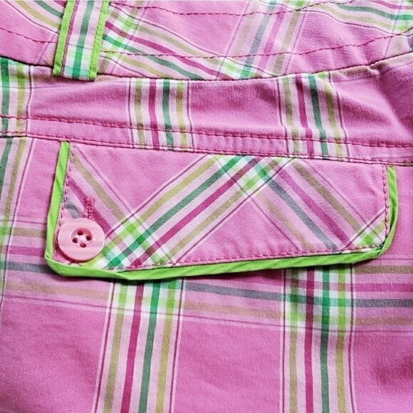 Vintage White Label Plaid Lilly Pulitzer Cropped Pants 6 - Picture 5 of 5
